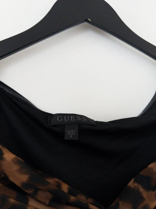 Kendall Printed Off-the-Shoulder Bodycon Dress GUESS 