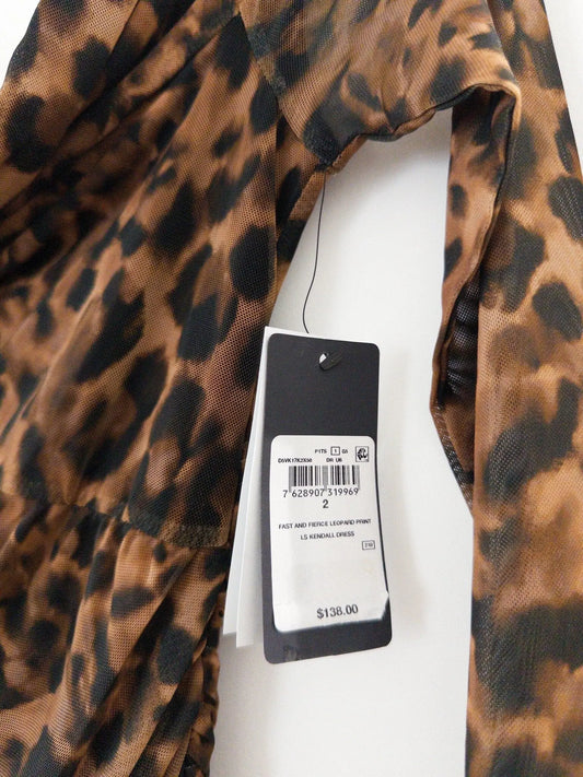 Kendall Printed Off-the-Shoulder Bodycon Dress GUESS 