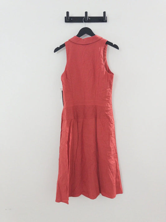 Maggy London Women's Collared Sleeveless Button-Front Dress - Layalita