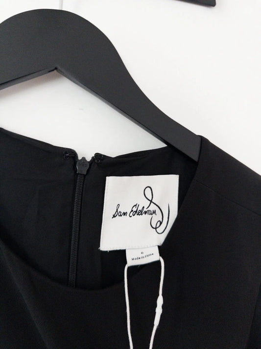 Mixed-Media Sleeveless Pleated Dress - Layalita