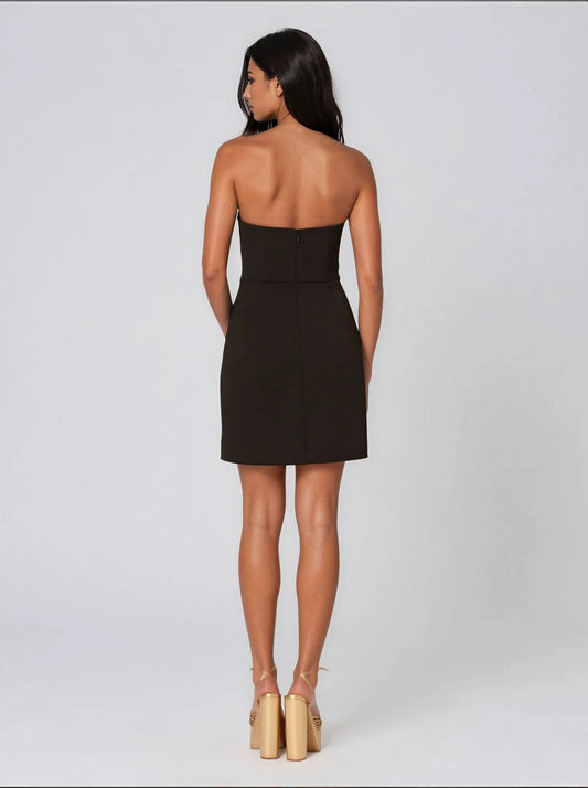 Notched Sheath Dress - Layalita