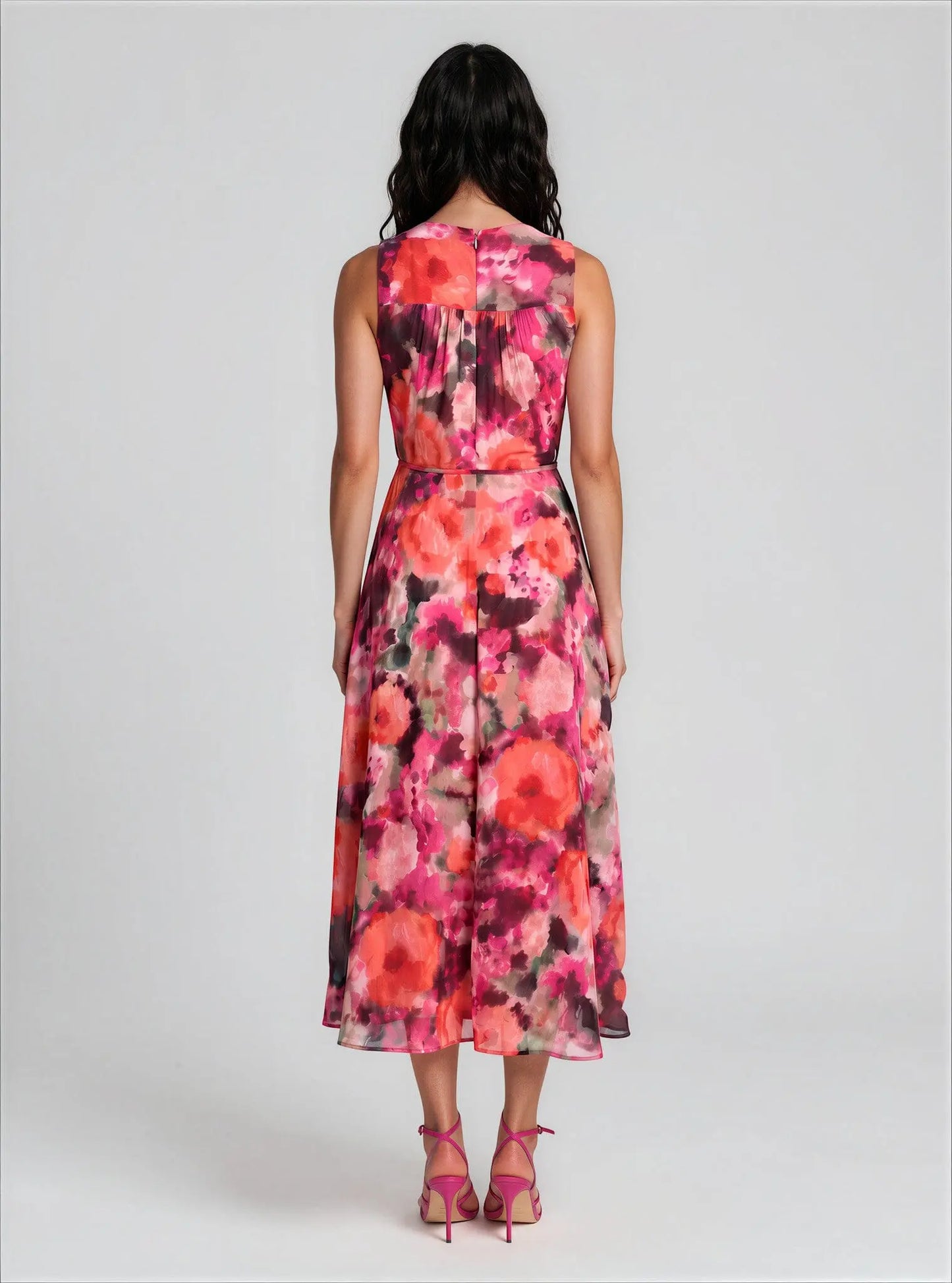 Petite Floral-Print Maxi Dress - Layalita