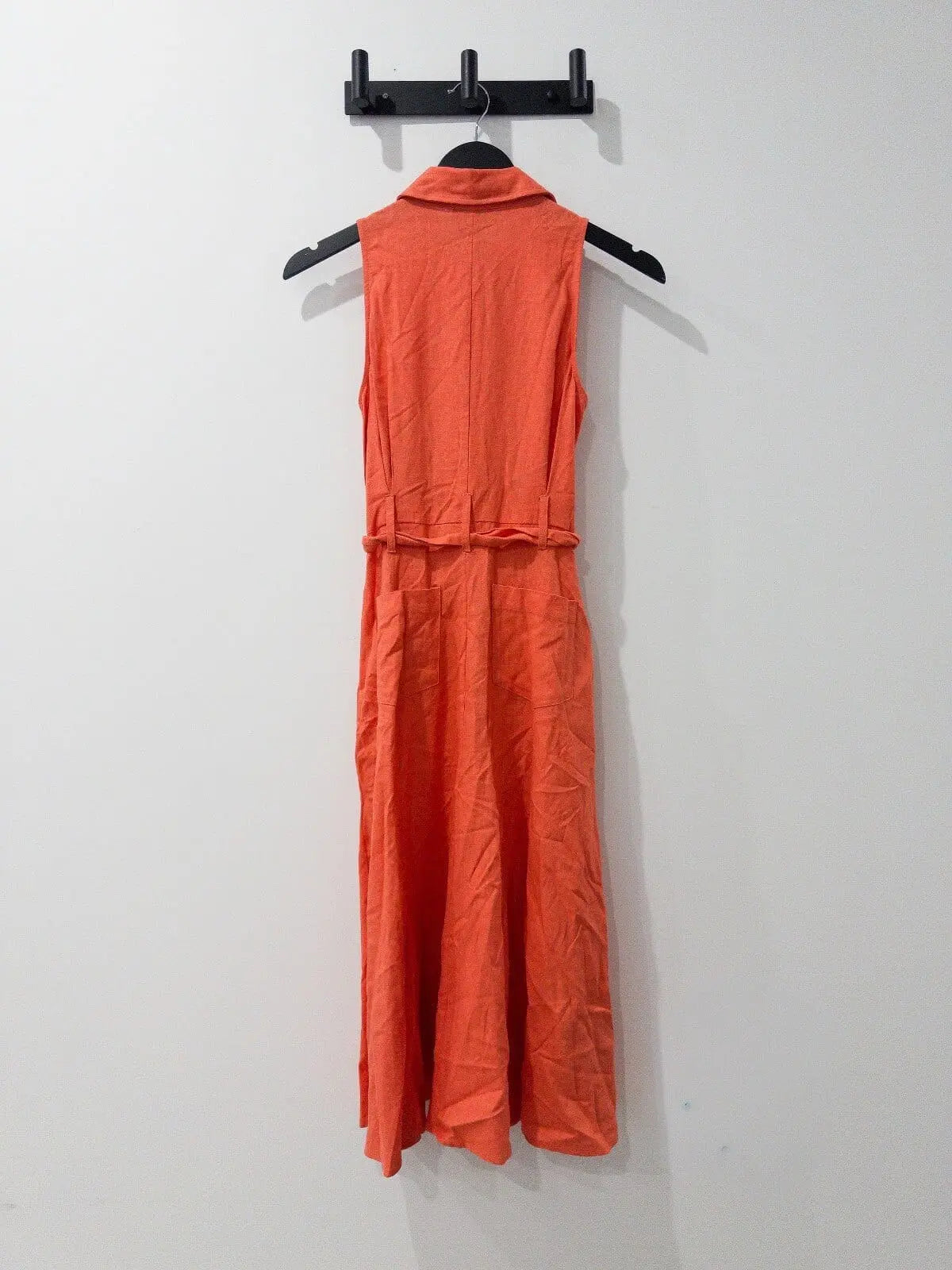 Petite Linen-Blend Shirt Dress Donna Karan New York 