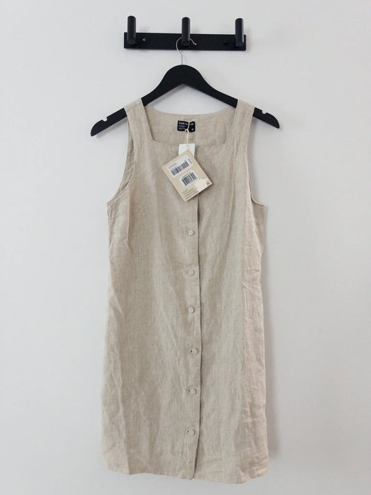 Pinafore Linen Dress - Layalita