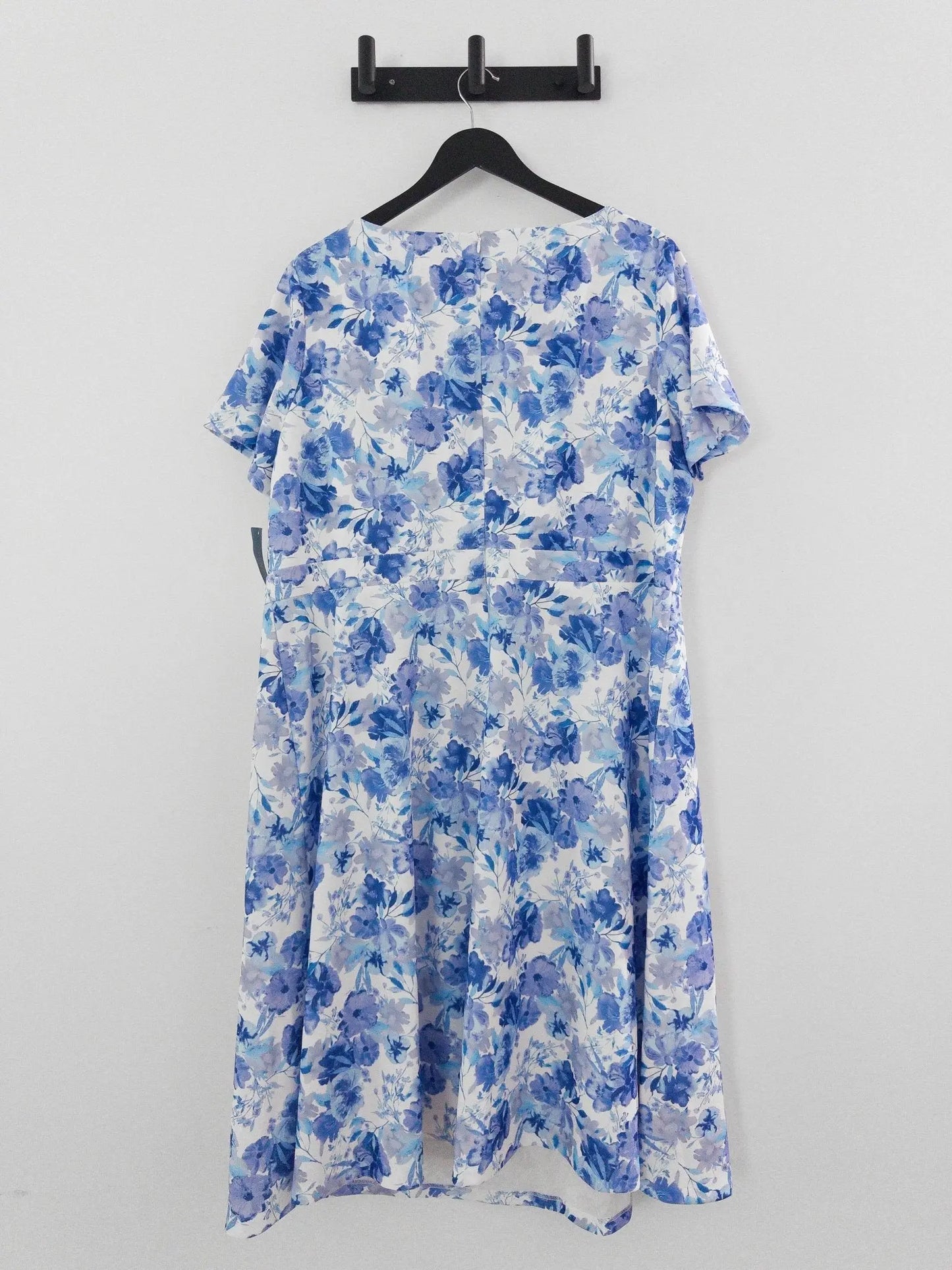 Plus Size Floral-Print Bow Fit & Flare Dress - Layalita