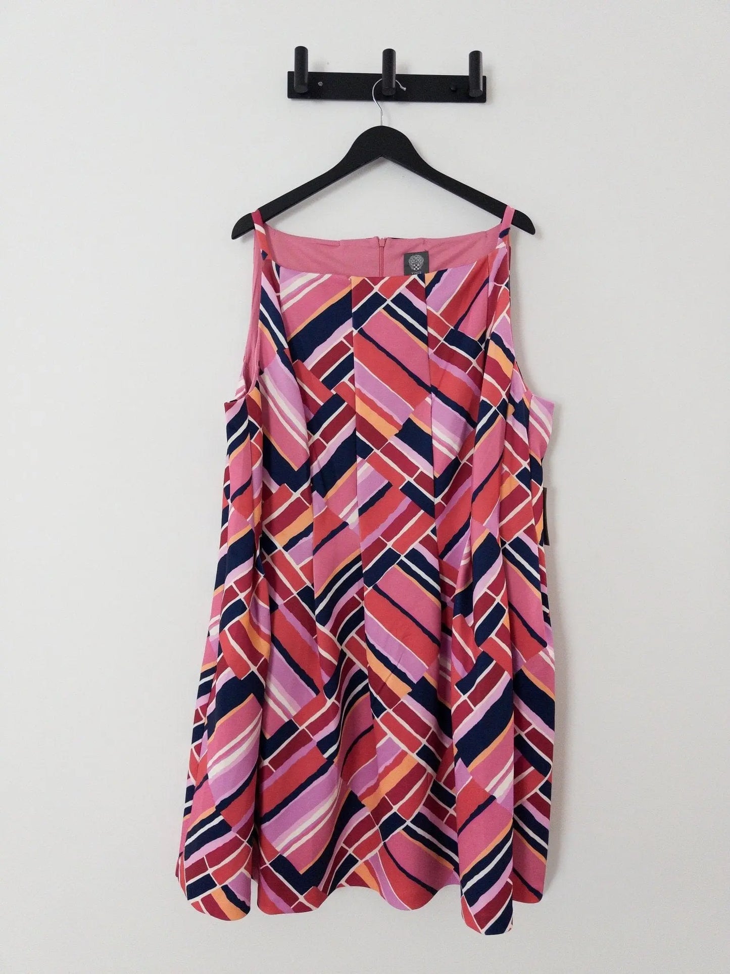 Plus Size Printed Scuba Fit & Flare Dress Vince Camuto 