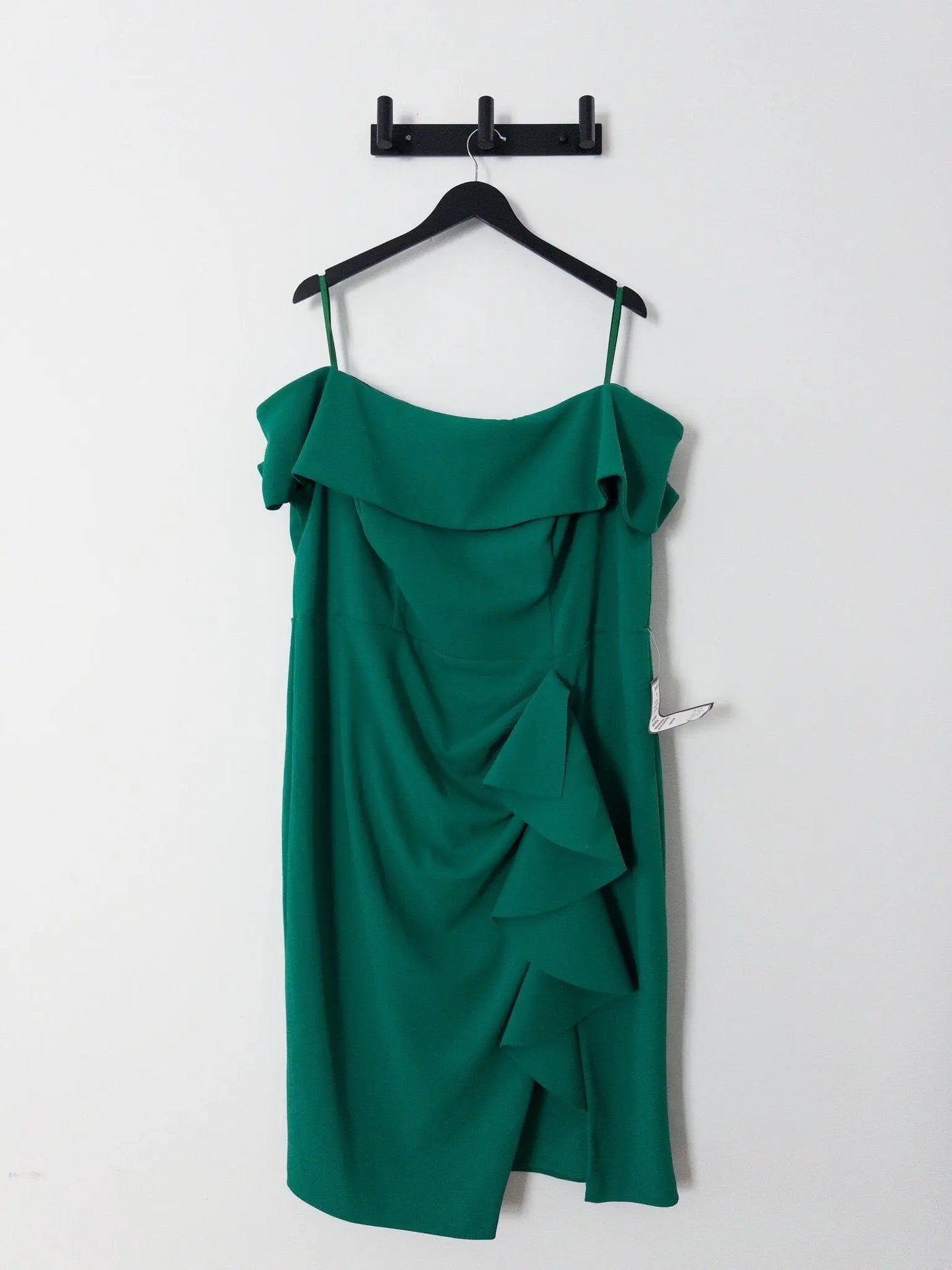 Plus Size Ruffled Off-The-Shoulder Dress Betsy & Adam 