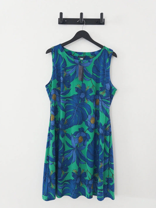 Printed A-Line Dress - Layalita