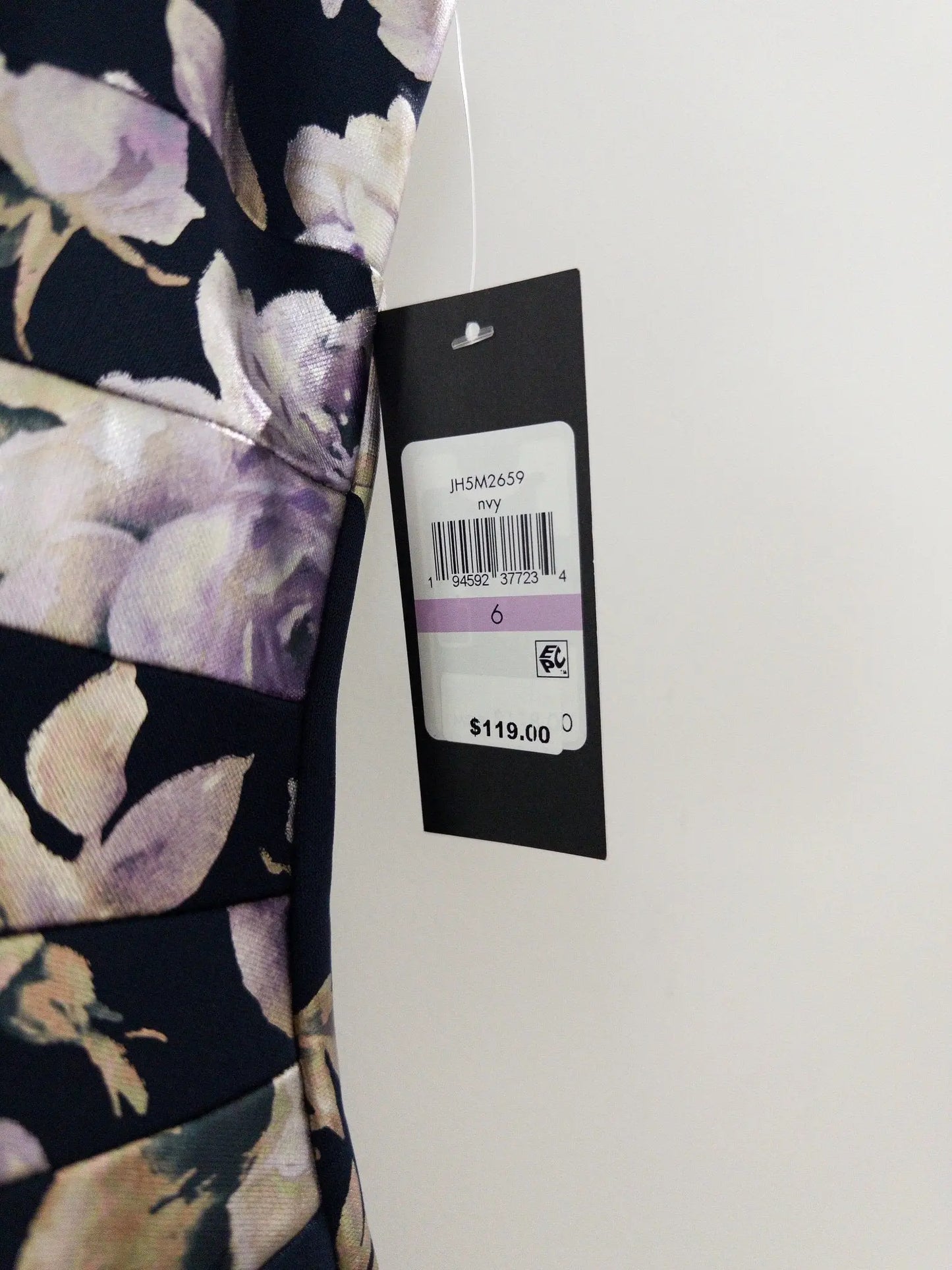 Printed Asymmetric Sleeveless Sheath Dress - Layalita