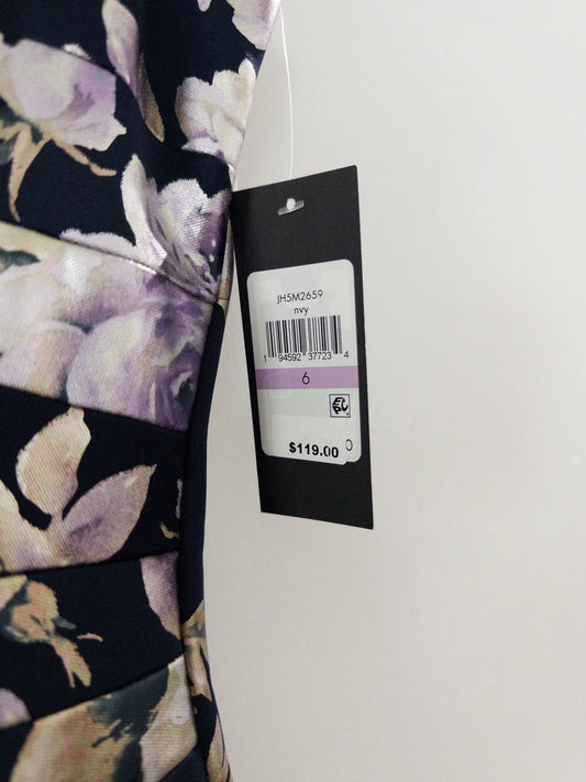 Printed Asymmetric Sleeveless Sheath Dress - Layalita