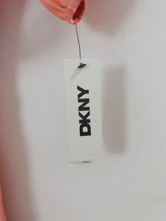 Printed Cotton Puff-Sleeve Fit & Flare Dress DKNY 