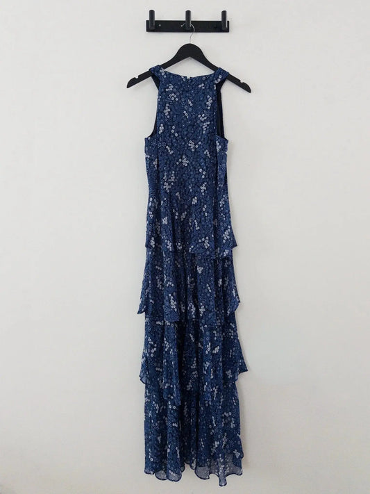 Printed Halter Tiered Maxi Dress Tommy Hilfiger 