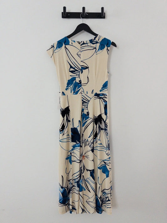 Printed Sleeveless A-Line Dress Calvin Klein 