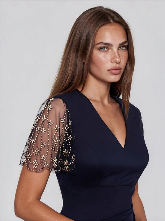 Ruched Sheath Dress - Layalita