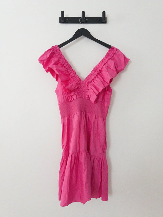 Ruffled Cotton Fit & Flare Dress - Layalita