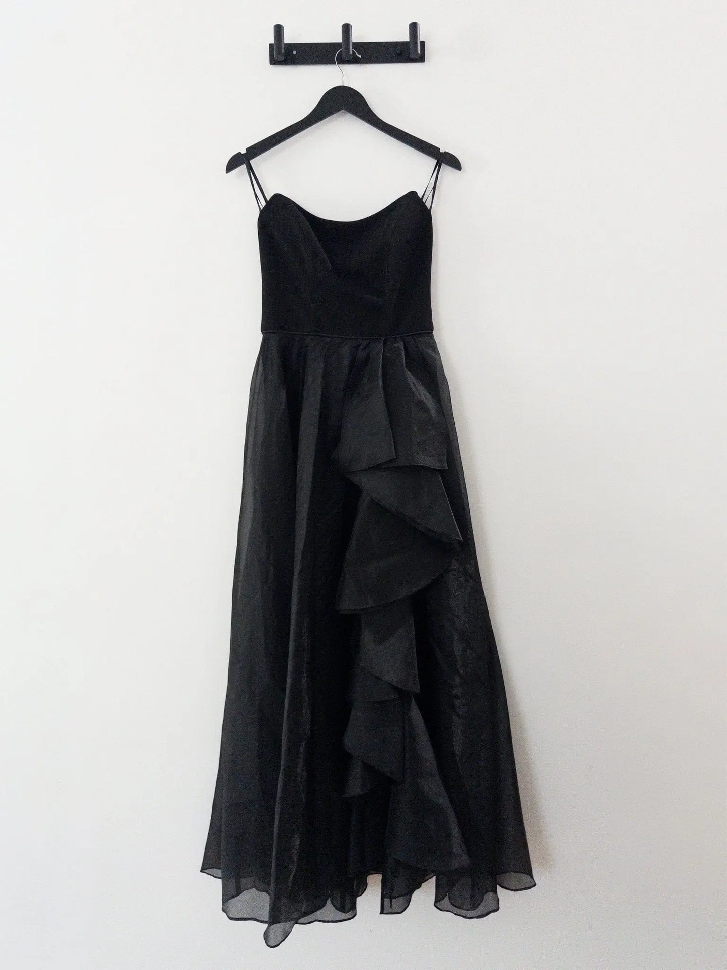 Ruffled Strapless Ball Gown Betsy & Adam 