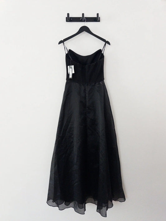 Ruffled Strapless Ball Gown Betsy & Adam 