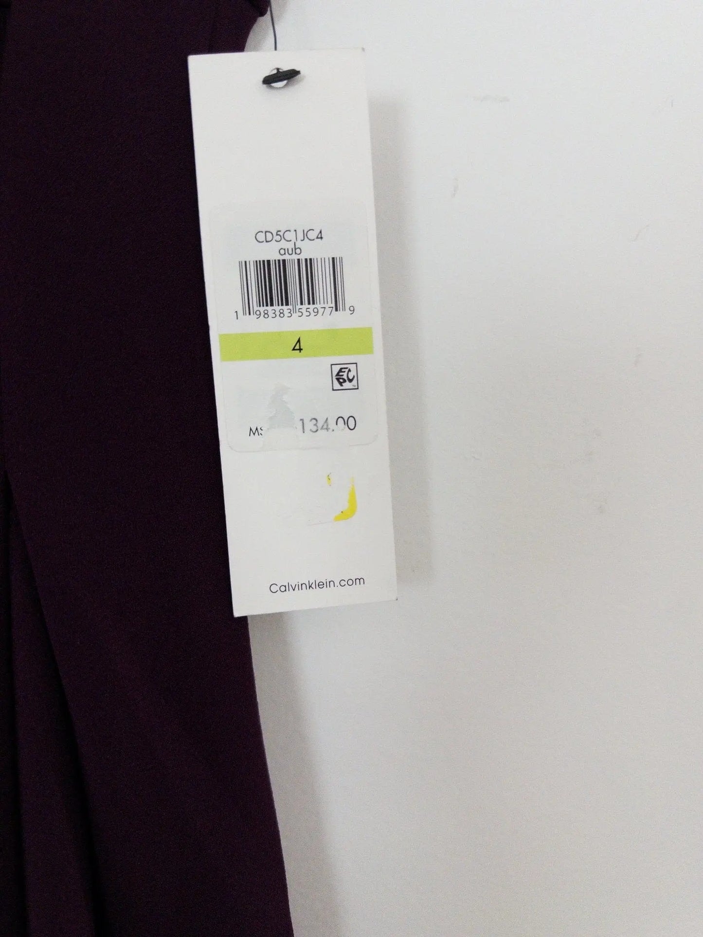 Scuba Crepe Square-Neck Fit & Flair Dress Calvin Klein 
