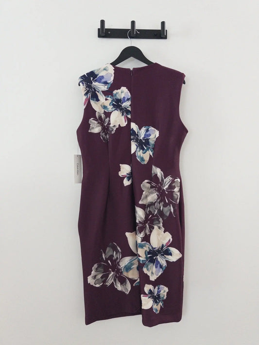 Scuba Floral-Print Sheath Dress - Layalita