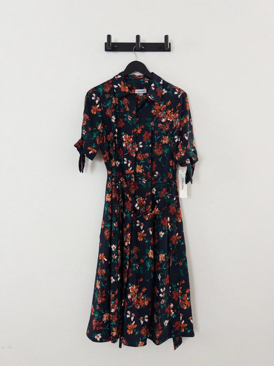 Short-Sleeve Midi Shirtdress Calvin Klein 