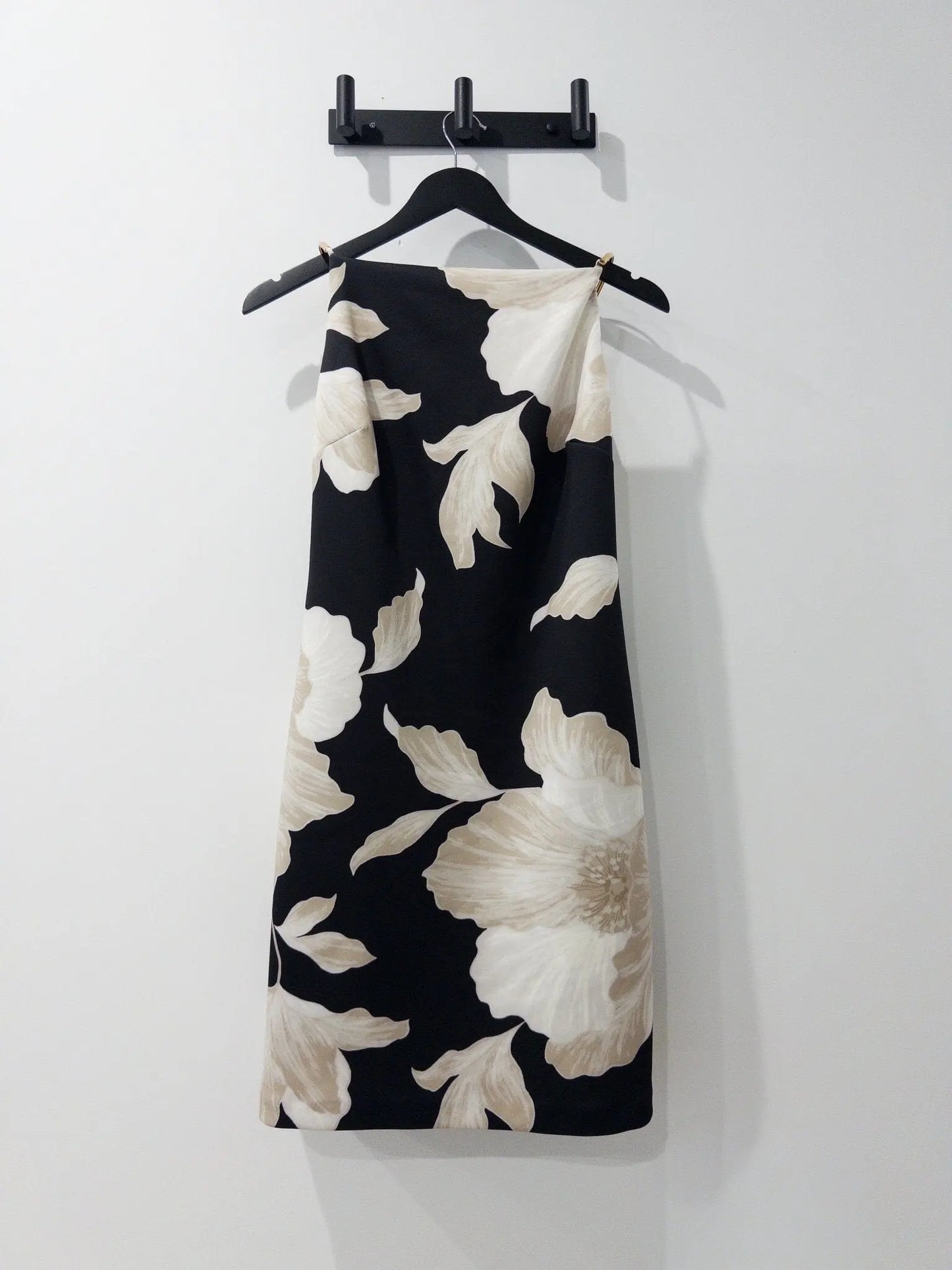Sleeveless Floral Sheath Dress Donna Karan New York 