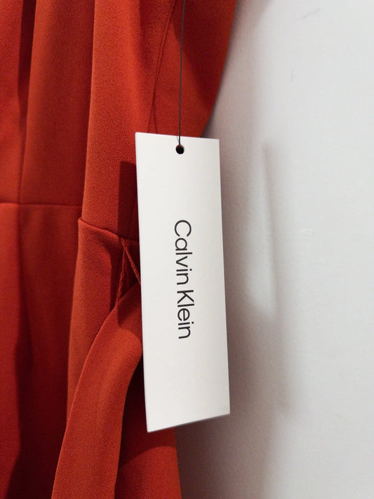 Sleeveless Midi Sheath Dress Calvin Klein 