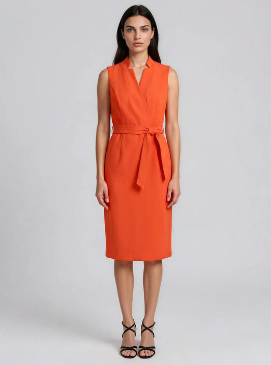 Sleeveless Midi Sheath Dress - Layalita