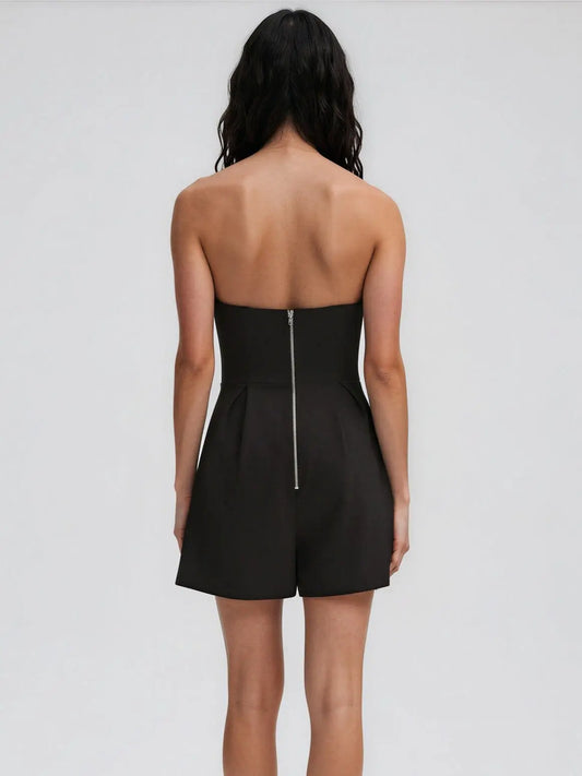 Sleeveless Romper Bardot 