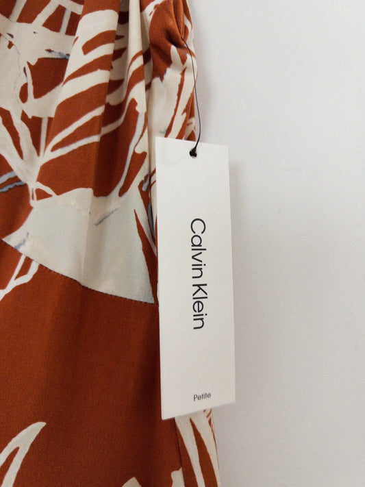 Sleeveless V-Neck A-Line Dress Calvin Klein 