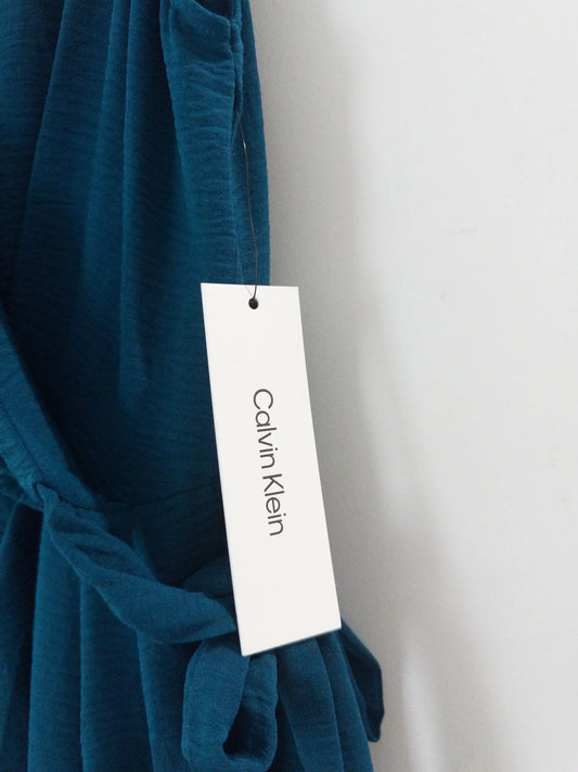 Sleeveless Wrap V-Neck Sheath Dress - Layalita