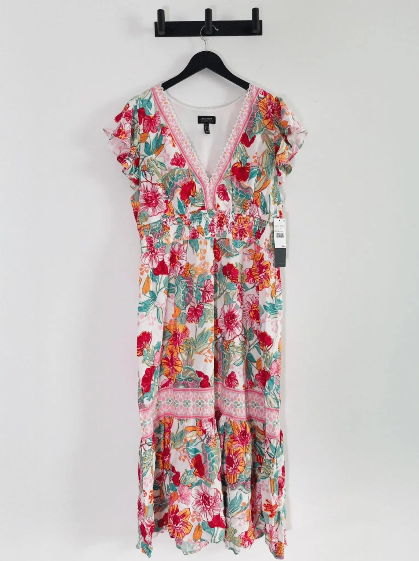 Smocked - Waist Flutter - Sleeve Dress - Layalita
