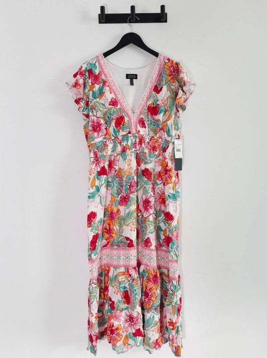 Smocked - Waist Flutter - Sleeve Dress - Layalita