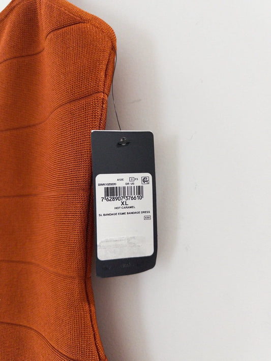 Solid Square-Neck Short Bodycon Dress GUESS 