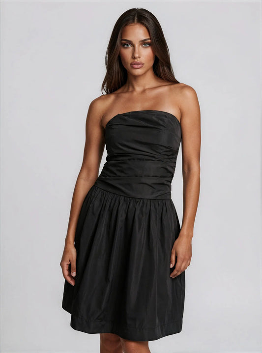 Strapless A-Line Dress - Layalita