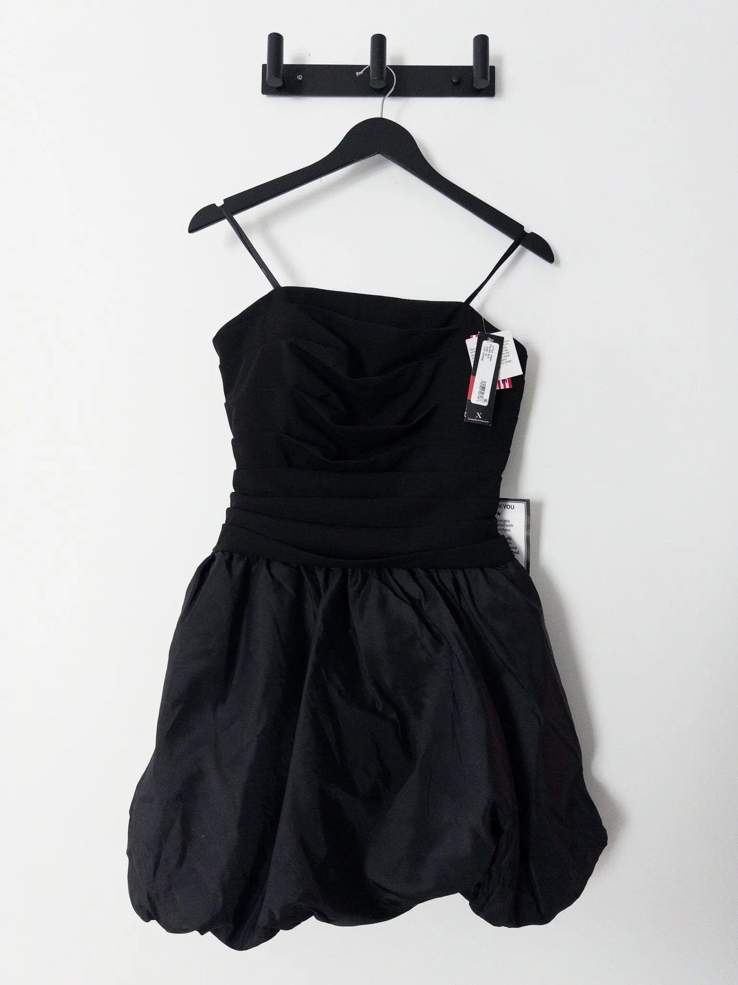 Strapless Mixed-Media Fit & Flare Dress XSCAPE 