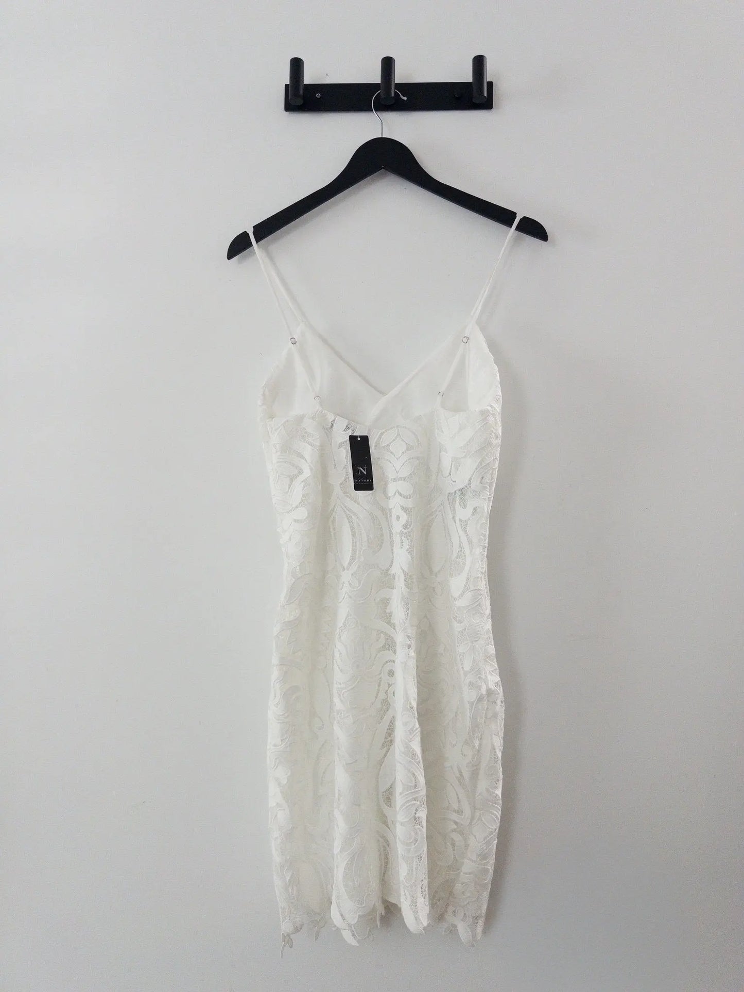 Suzani Lace Scalloped-Hem A-Line Dress - Layalita
