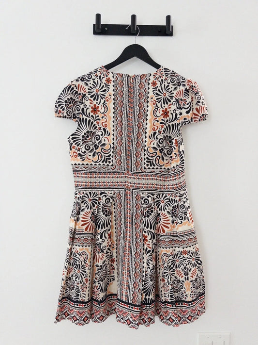 Tie-Front Fit & Flare Dress Avec Les Filles 