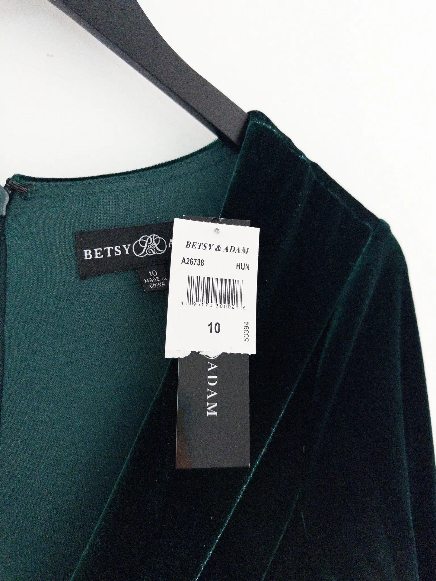 Velvet Rosette Long-Sleeve Gown - Layalita